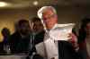 Ruth Bonneville / Winnipeg Free Press
Manitoba Premier Greg Selinger reads over his notes just before delivering his State of the Province address to about 1,000 business leaders at the RBC Convention Centre Tuesday.
