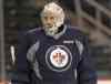 JOE BRYKSA / WINNIPEG FREE PRESS FILES
Winnipeg Jets goaltender Connor Hellebuyck at practice in December.