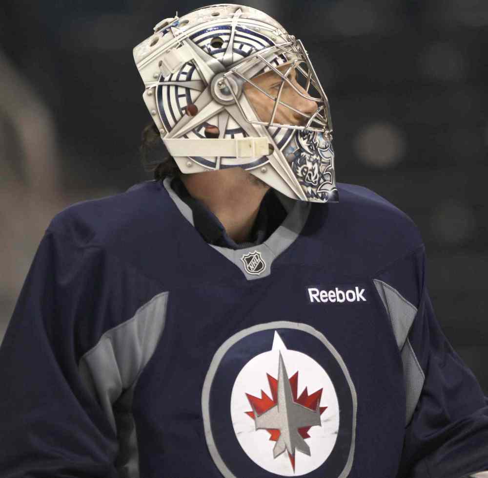JOE BRYKSA / WINNIPEG FREE PRESS FILES
Winnipeg Jets goaltender Connor Hellebuyck.