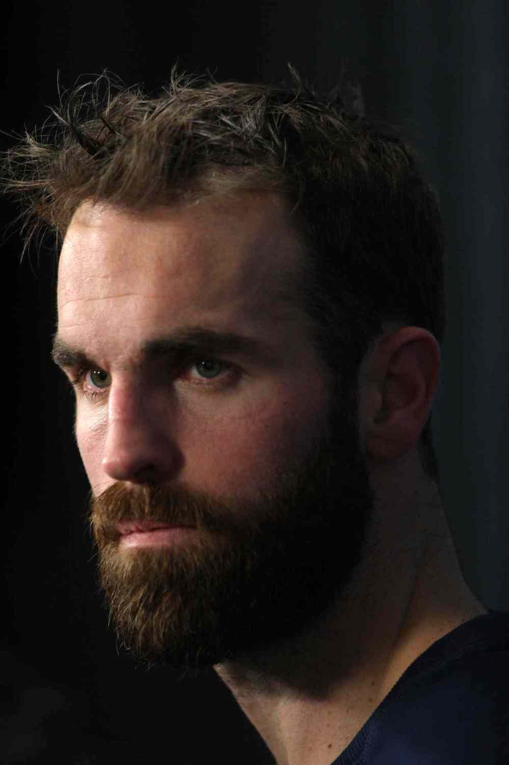 JOE BRYKSA / WINNIPEG FREE PRESS
Winnipeg Jets captain Andrew Ladd did not skate during optional practice today.