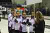 Boris Minkevich / Winnipeg Free Press
Team Einarson. Local favourite (third from the right) Selina Kaatz. Kerri Einarson is second from the right. Opening ceremonies at the Sun Gro Centre for The Scotties Tournament of Hearts Wednesday evening.