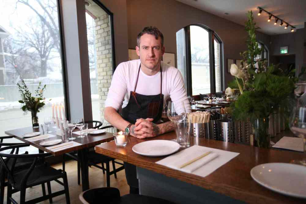 Ruth Bonneville / Winnipeg Free Press
Chef Scott Bagshaw just opened his third restaurant, Maque, at 909 Dorchester Ave.