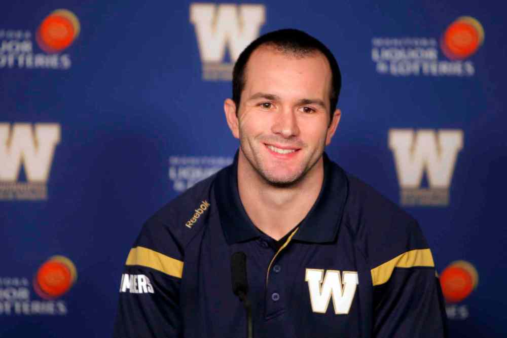 Boris Minkevich / Winnipeg Free Press
Winnipeg Blue Bombers' new receiver Weston Dressler.