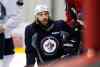 BORIS MINKEVICH / WINNIPEG FREE PRESS
Chris Thorburn at Winnipeg Jets practice Monday.