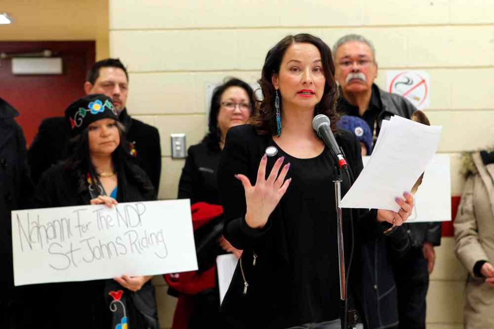 .BORIS MINKEVICH / WINNIPEG FREE PRESS
Nahanni Fontaine announced she will seek the nomination for NDP in St. Johns, a nomination left open with exit of Gord Mackintosh.