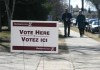 Matt Goerzen
Voters across the province are heading to the polls today to choose a new Manitoba government. Polls, like this one in Brandon West's Valleyview Centennial School, opened this morning at 7 a.m. and will remain open until 8 p.m. tonight.