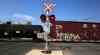 PHIL HOSSACK / WINNIPEG FREE PRESS - Railway Crossings - CN main line through Winnipeg, level crossing with lights and arms, Shaftsbury and Wilkes. See Mia Rabson's story.   September 2, 2016