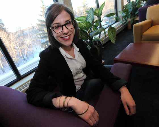 PHIL HOSSACK / WINNIPEG FREE PRESSMaddie Pearlman expecting more than 30 law students to help out at Saturday's research-a-thon.