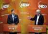 PHIL HOSSACK / WINNIPEG FREE PRESS FILES
Wab Kinew, left and Steve Ashton at a provincial NDP Leadership Forum. The party is charging the highest fees of any in Manitoba for its members to attend a Sept. 16 leadership convention.