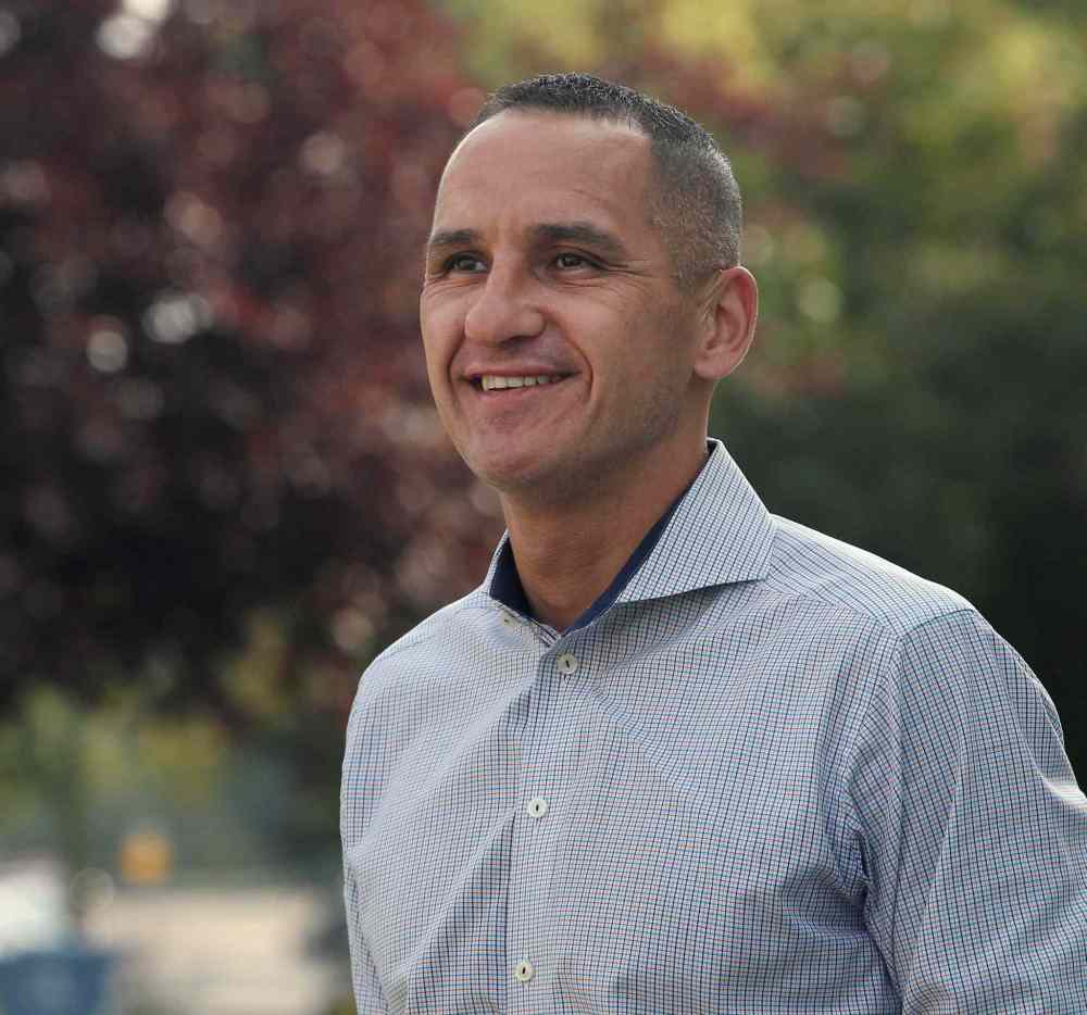 JOE BRYKSA / WINNIPEG FREE PRESSKevin Chief in the Point Douglas neighborhood- Aug 24, 2017 -( See Randy Turner�s 49.8 Sel Burrows feature)