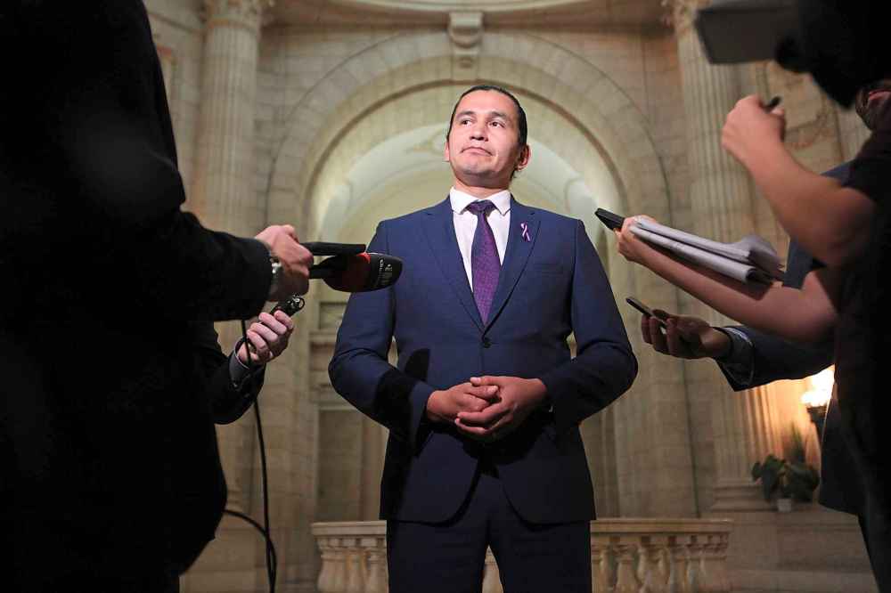 RUTH BONNEVILLE / WINNIPEG FREE PRESS FILES
For Manitoba NDP leader Wab Kinew, winning anything less than 16 seats in this election would be a disaster for his party