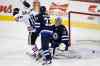 John Woods / Canadian Press archives
Dustin Byfuglien did not practice this morning after getting banged up in last night's game against Chicago.