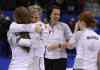 Jason Halstead / Winnipeg Free Press
Jill Officer (centre right) and Jennifer Jones (centre left) begin the next stage of their on-ice partnership and off-ice friendship with a quest for a gold medal in Sochi, Russia.