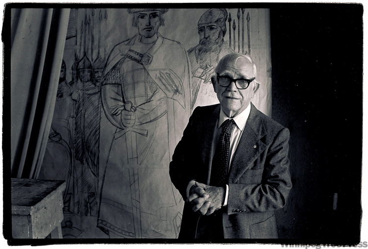 PHIL HOSSACK / FREE PRESS ARCHIVES
Leo Mol in 1994. He will live on through the art he left behind.