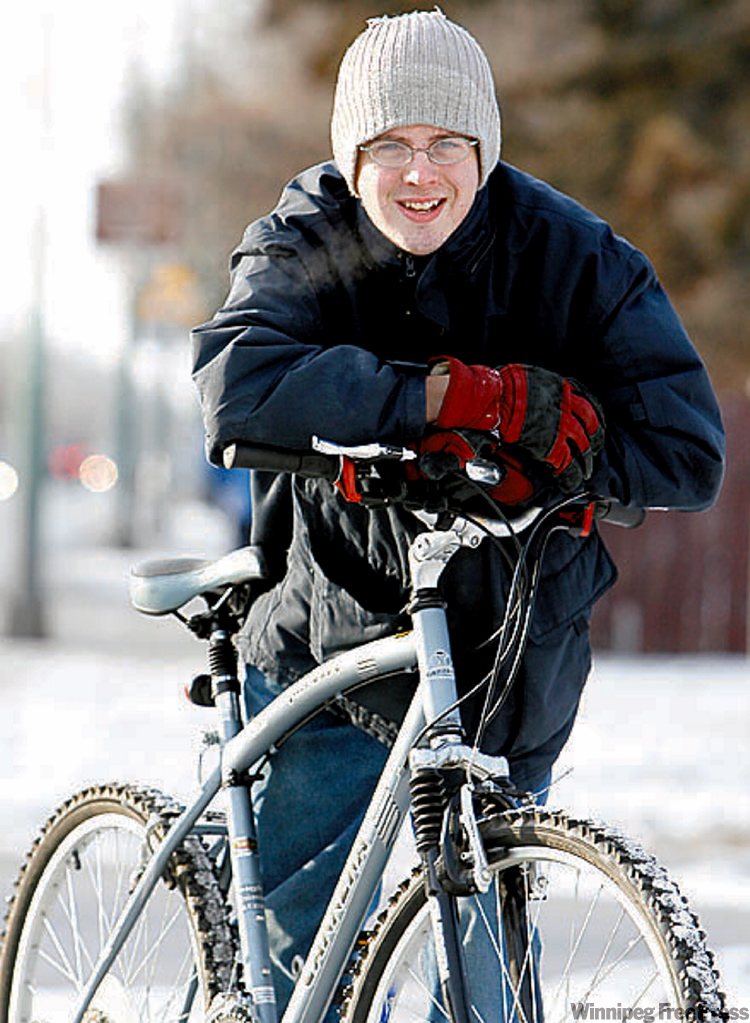 RUTH.BONNEVILLE@FREEPRESS.MB.CA
Stephen Green: given a new bike