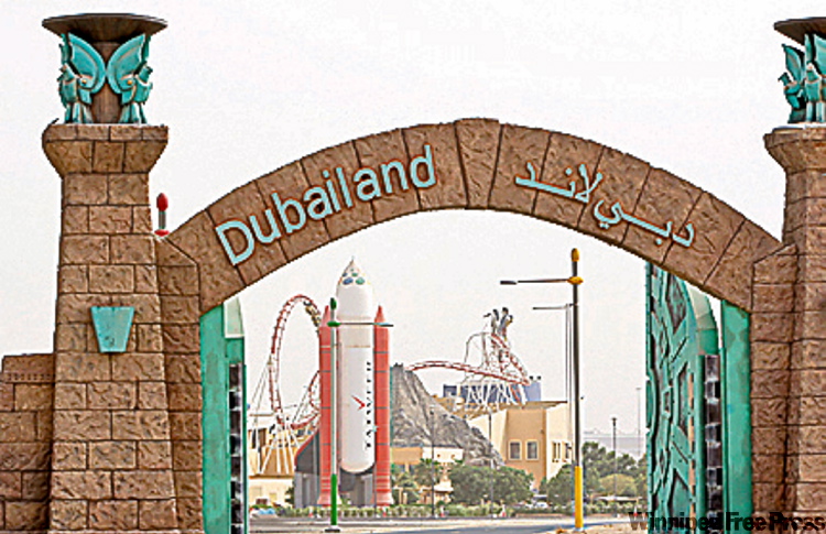 AP PHOTO
Dubailand sales office.