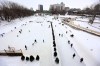 TREVOR HAGAN / WINNIPEG FREE PRESS
After enduring days of horribly cold weather, Winnipeggers scramble to the river trail at The Forks Sunday to take advantage of the mild temperature, which is hovering around -3C.