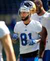 PHIL HOSSACK / WINNIPEG FREE PRESS 
Bombers rookie Charles Nelson is adapting to the Canadian game, but already sees the potential in kick returns given the no-yards rule.
