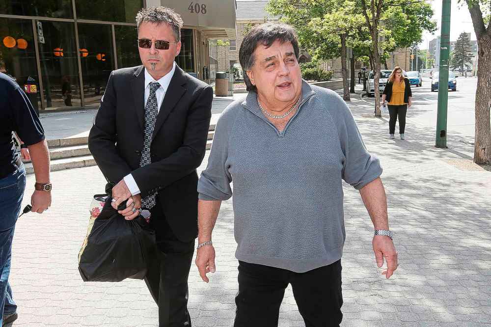 JOHN WOODS / WINNIPEG FREE PRESS
Frank Ostrowski leaves the Law Courts after a day of testimony Monday, May 28, 2018. (John Woods / Free Press files)