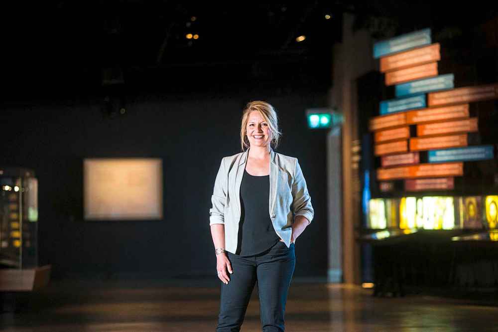 The CMHR's Mireille Lamontagne wanted to have Indigenous instructors instead of academics deliver the material being taught during the first-ever executive-level training workshop on Indigenous and human rights. (Mikaela MacKenzie / Winnipeg Free Press)