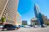 MIKAELA MACKENZIE / WINNIPEG FREE PRESS
Portage and Main in Winnipeg on Wednesday, June 6, 2018. City hall expects the first barriers to be taken down to allow pedestrians to cross Portage Avenue East, between the Richardson Plaza and the Bank of Montreal.
Mikaela MacKenzie / Winnipeg Free Press 2018.