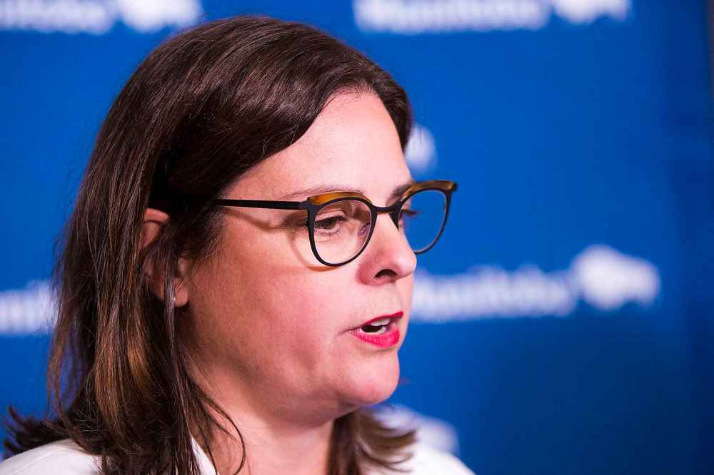 MIKAELA MACKENZIE / WINNIPEG FREE PRESS
Families Mininster Heather Stefanson