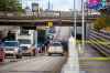 A man died after being assaulted Monday about 4 p.m. in the McPhillips Street underpass just north of Logan Avenue. (Mikaela MacKenzie / Winnipeg Free Press)