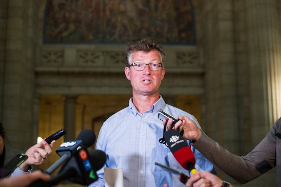 Mikaela Mackenzie / Winnipeg Free PressNDP MLA Andrew Swan will seek the federal party's nomination in the Winnipeg Centre riding.