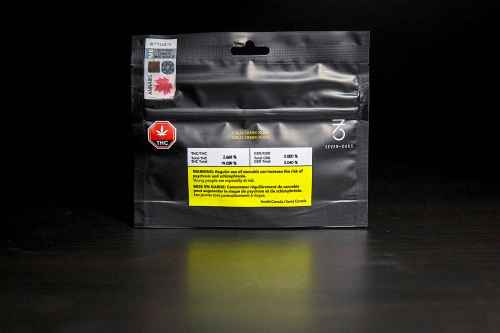 By law, legal cannabis packages in Canada must prominently display one of a variety of government-designed warning messages. (Mike Deal/Winnipeg Free Press)