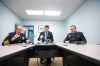MIKAELA MACKENZIE / WINNIPEG FREE PRESS
Winnipeg Fire Paramedic Service Chief John Lane (left), Mayor Brian Bowman, and Winnipeg Police Chief Danny Smyth appeared before the parliamentary standing committee on health on Tuesday via video conference.