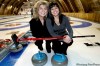 JOE.BRYKSA@FREEPRESS.MB.CA 
Curling champions Debbie Jones-Walker (left) and Barb Enright have some great memories of careers that led to their induction into Manitoba Curling Hall of Fame.
