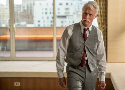 AMC
Roger Sterling's moustache removes whatever 1960s charm he possessed.