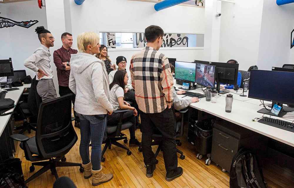 MIKE DEAL / WINNIPEG FREE PRESS
The new Ubisoft studio in Winnipeg at 250 McDermot Avenue is open with twenty-five programmers, engineers and artists.