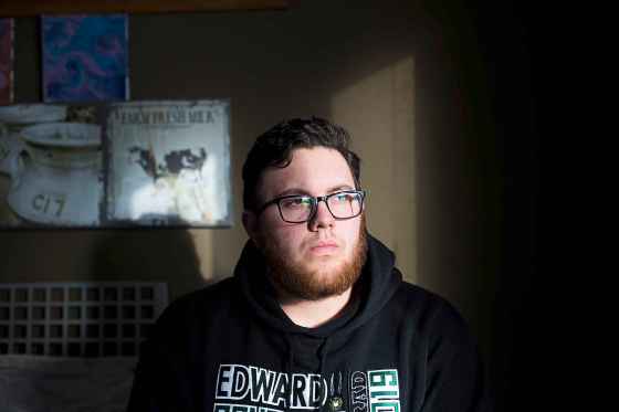 Aaron Dyck was flagged by the secret service as a security risk and isn't allowed into a meet and greet with former U.S. president Barack Obama. (Mikaela Mackenzie / Winnipeg Free Press)