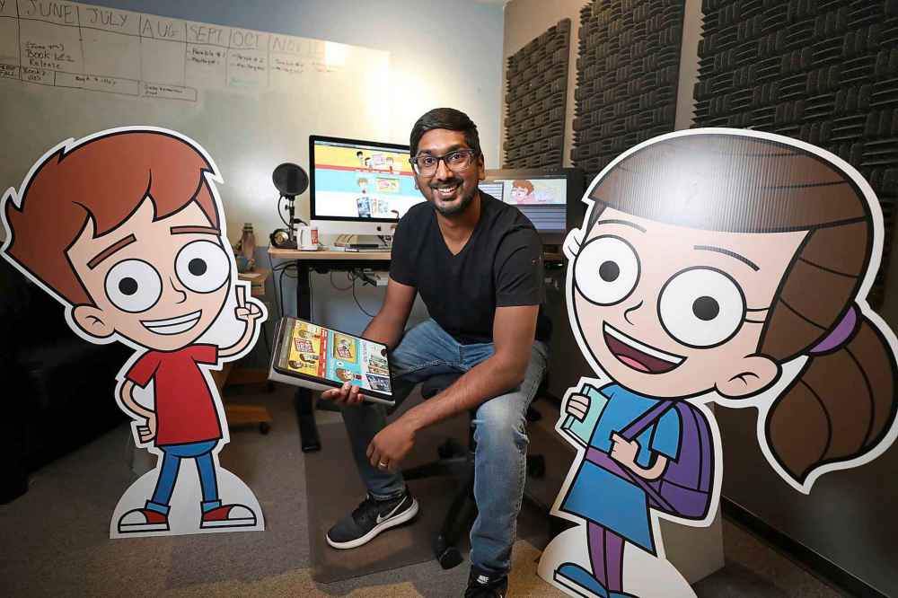 For Girish Manuel, creator of the cartoon Micah's Super Vlog, working on the animated show is a way to 
