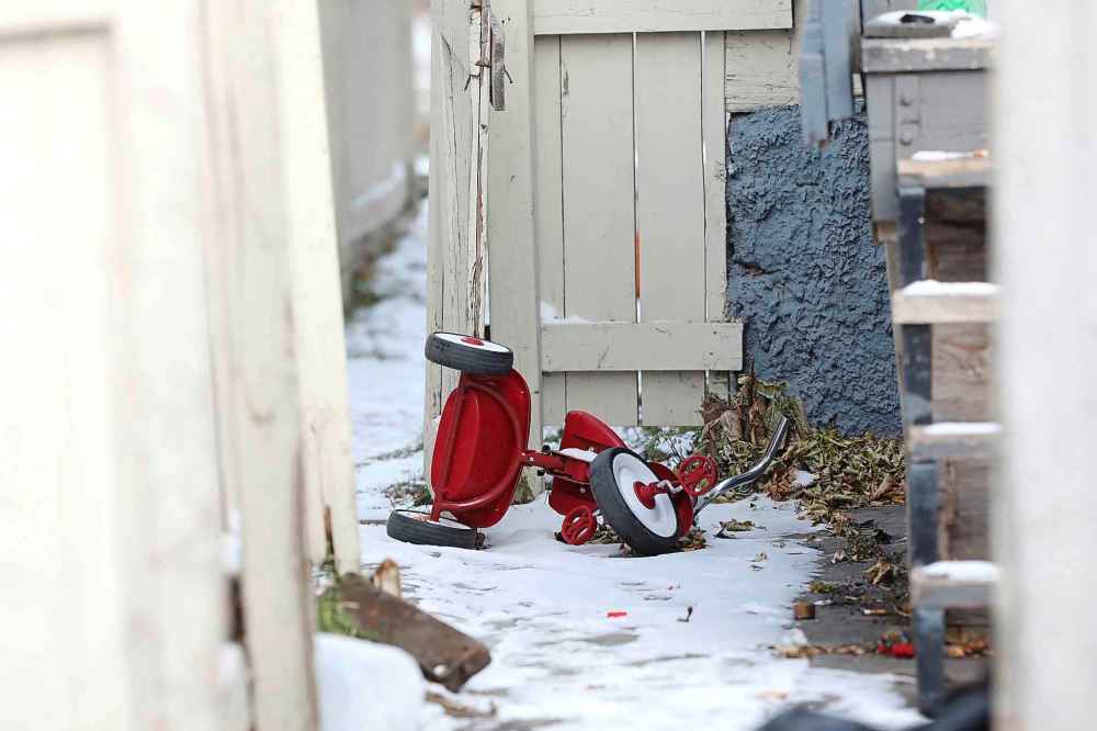Three-year-old Hunter Haze Straight-Smith was stabbed to death in a house on Pritchard Avenue, a crime which shocked the city. (Ruth Bonneville / Winnipeg Free Press)