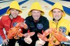 michael burns photo
Newfoundland-Labrador's Brad Gushue, Ontario's Glenn Howard and Manitoba's Jeff Stoughton rassle with some ill-fated crustaceans on casual Friday.