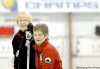 TREVOR HAGAN / WINNIPEG FREE PRESS
Skip Elaine Jones and lead Ruth Wiebe wrapped up their sixth provincial masters title Monday.