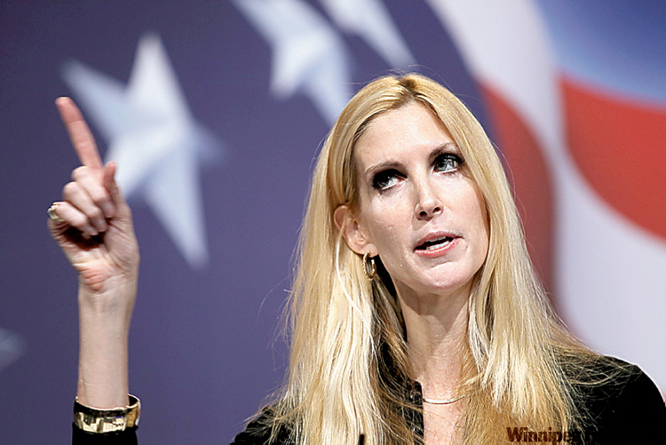Jose Luis Magana / The Associated Press archives
The uproar Ann Coulter left behind when her Ottawa speech was cancelled Tuesday amid a raucous protest has spurred even greater interest into the previously low-key Calgary event.