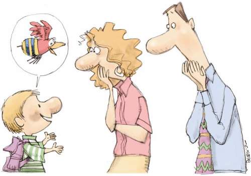 Chris Ware / KRT
A smartphone and tablet app helps parents answer the inevitable question, “Where do babies come from?”