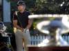 Wayne Glowacki/ Winnipeg Free Press
Liam Kendregan  warms up prior to teeing off  this morning.
