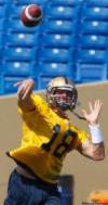 wayne Glowacki/ Winnipeg Free Press
Justin Goltz, the Bombers' most recent addition at QB, fires a pass at practice Monday.