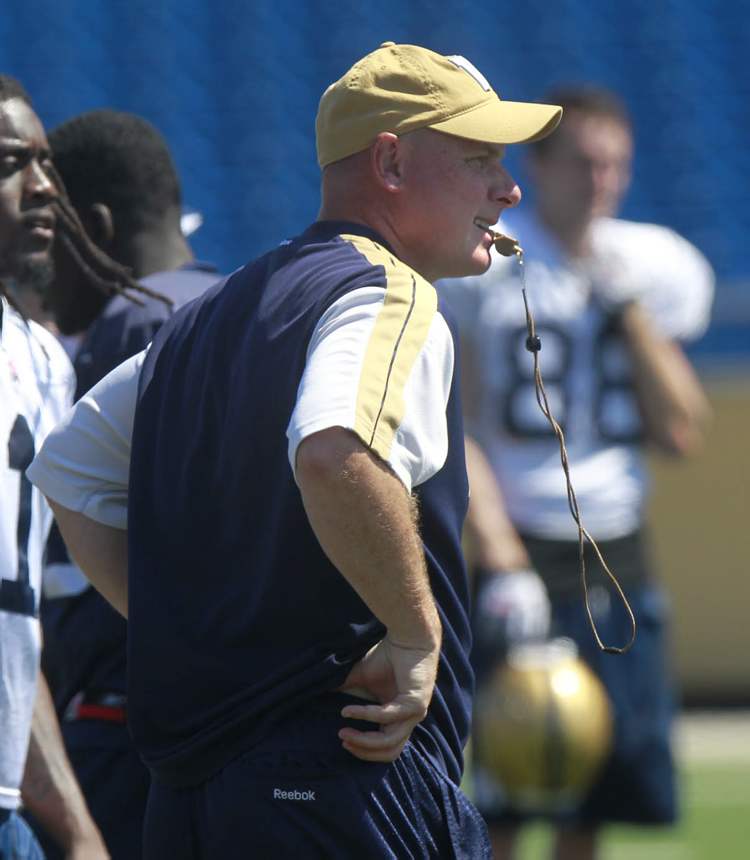 Wayne Glowacki/ Winnipeg Free Press
Head coach Paul LaPolice