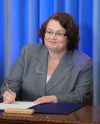 Wayne Glowacki / Winnipeg Free Press
Minister Jennifer Howard, at the swearing-in ceremony today, will be expected to sell the PST hike to voters.