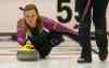 Wayne Glowacki / Winnipeg Free Press
Skip Chelsea Carey in a game Friday morning in the 2013 Women's Curling Classic at the Fort Rouge Curling Club against Team Fallis.