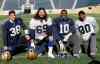 KEN GIGLIOTTI / WINNIPEG FREE PRESS
From left, the Bombers award nominees: Ian Wild, Glenn January, Henoc Muaba and Will Ford.