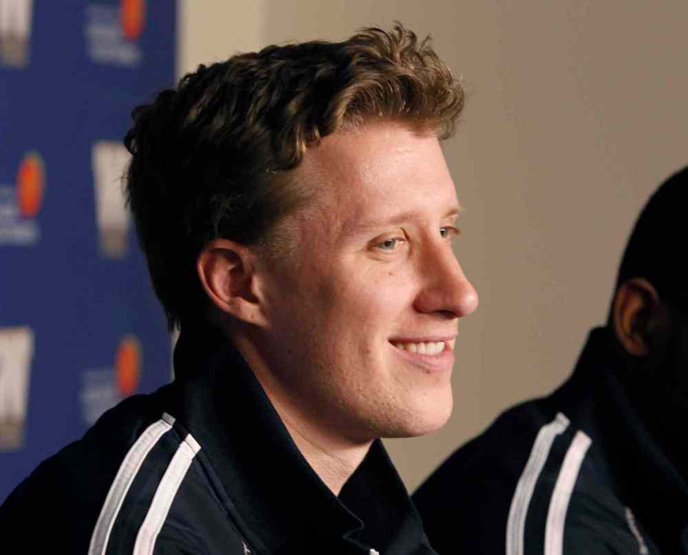 Wayne Glowacki / Winnipeg Free Press
Winnipeg Blue Bombers quarterback Drew Willy was introduced to local media in March. He is making his third trip to IMG Academy in Bradenton, Fla., but his first as a starter.