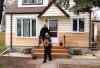 Winnipeg police Constables John Simoes and Michelle Hiebert were among the several officers and cadets out canvassing homes in River Heights Wednesday to warn residents of the annual spike in property crimes in the area.