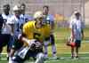 Wayne Glowacki / Winnipeg Free Press
Winnipeg Blue Bombers QB Drew Willy during the team's practice at Bison field Tuesday. The Blue Bombers' next game is Friday night in B.C. against the Lions.