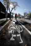 WAYNE GLOWACKI / WINNIPEG FREE PRESS Files
A protected bike lane on Sherbrook Street.